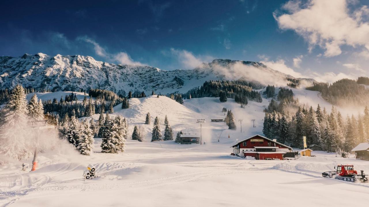 Alpin Lodges - Moderne Appartements Mit Zugang Zu 3000 Qm Spa Panoramahotel Oberjoch Bad Hindelang Extérieur photo
