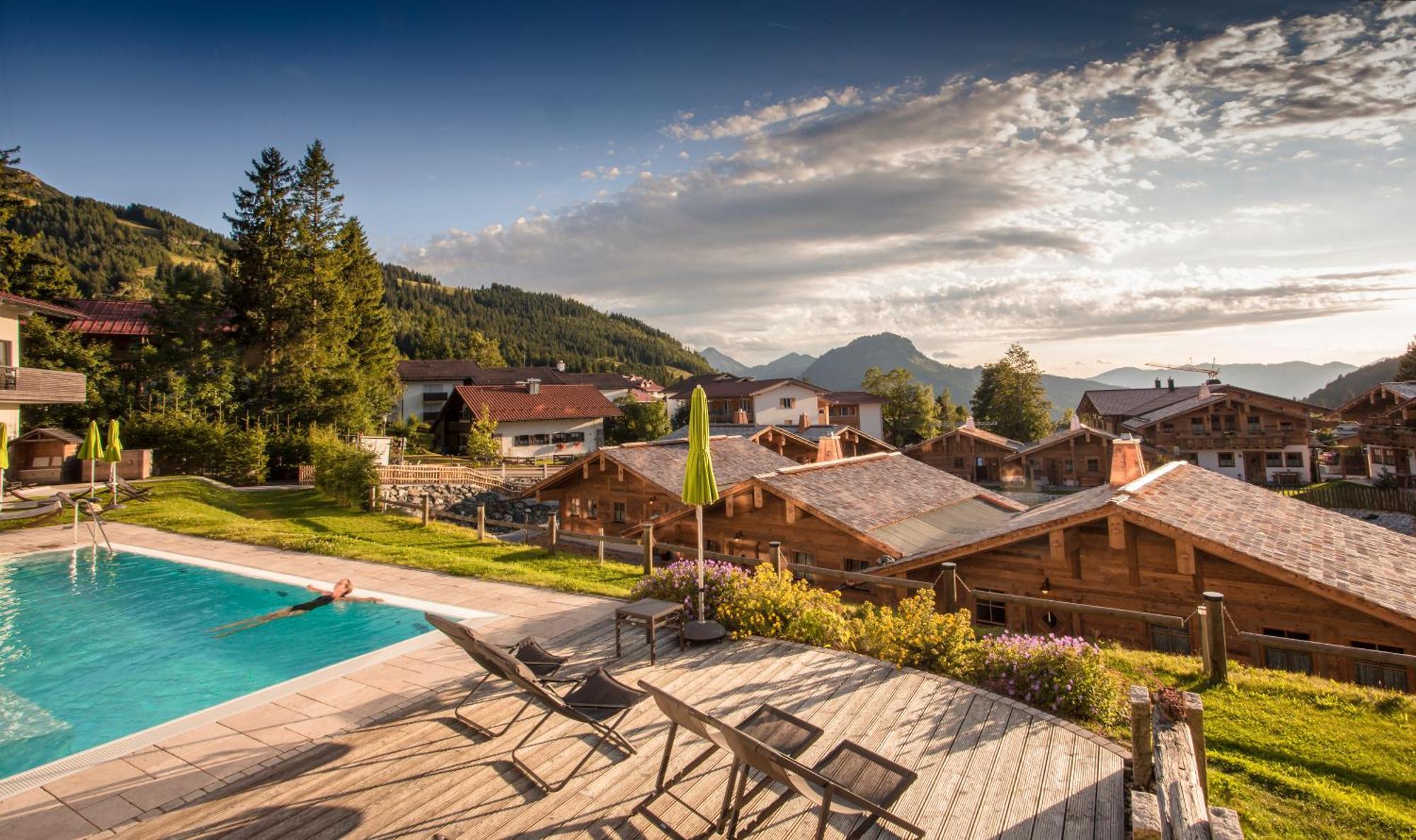 Alpin Lodges - Moderne Appartements Mit Zugang Zu 3000 Qm Spa Panoramahotel Oberjoch Bad Hindelang Extérieur photo